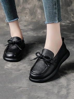 Shoes Sale For $59 Vintage Shoes Leather Women Soft Flat Genuine