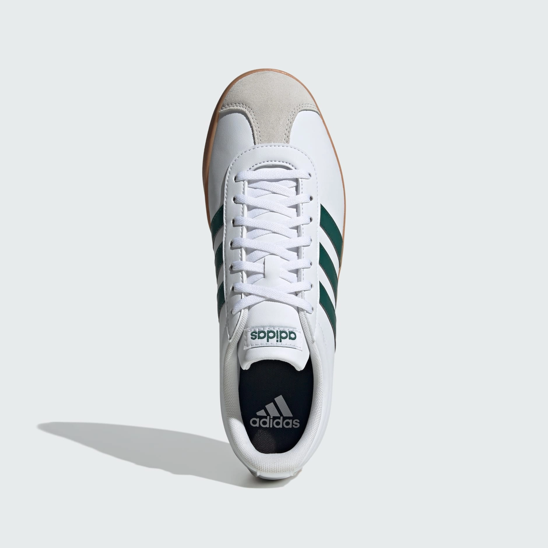 VL COURT BASE SHOES - Ftwr White / Collegiate Green / Grey One Shoes Stinson