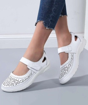 As Sandals Summer New Comfortable Cowhide Leather Sandals Hollow Out AP1031