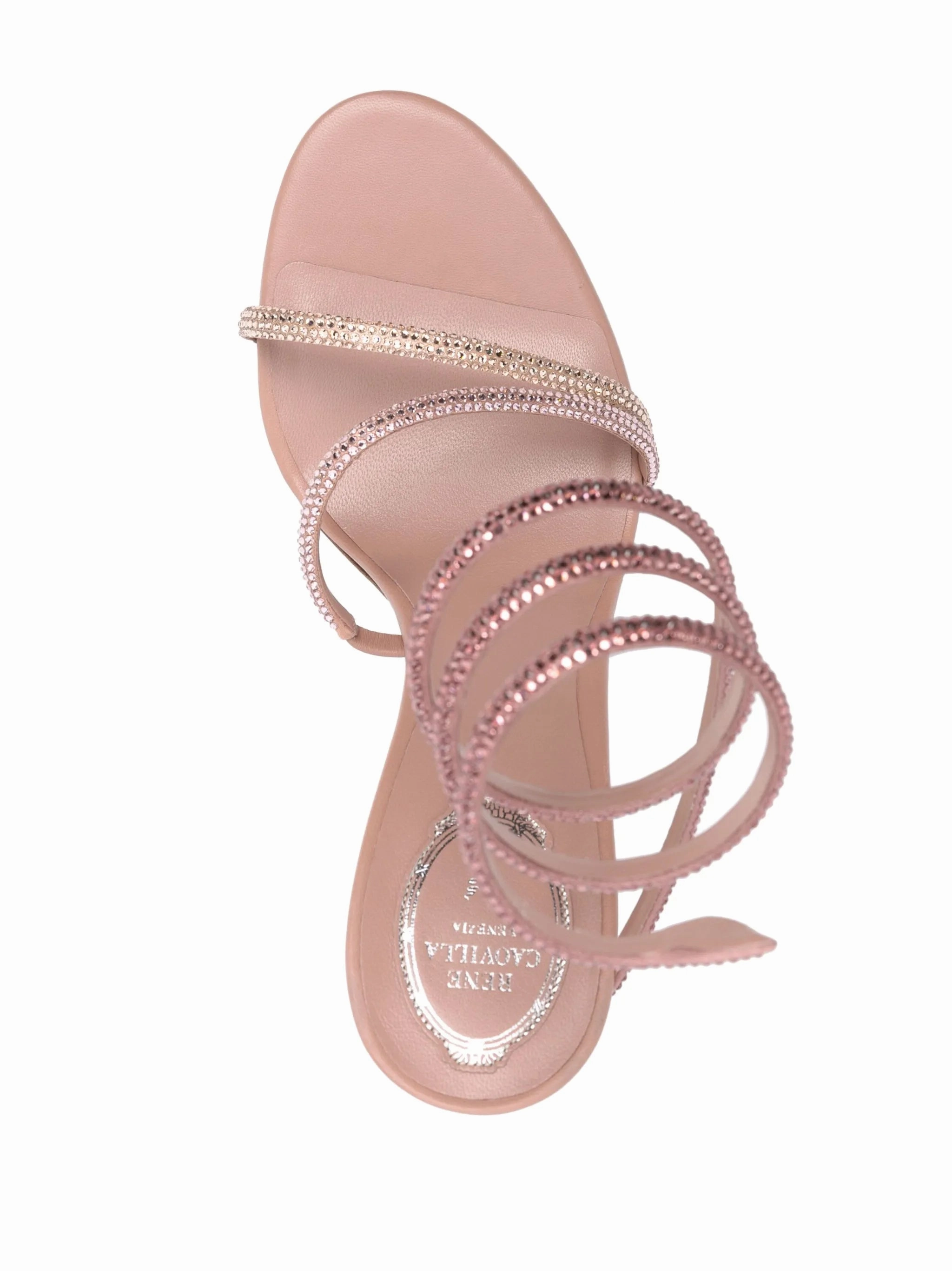 Sandals With Enclosed Toes Cleo rhinestone-embellished sandals