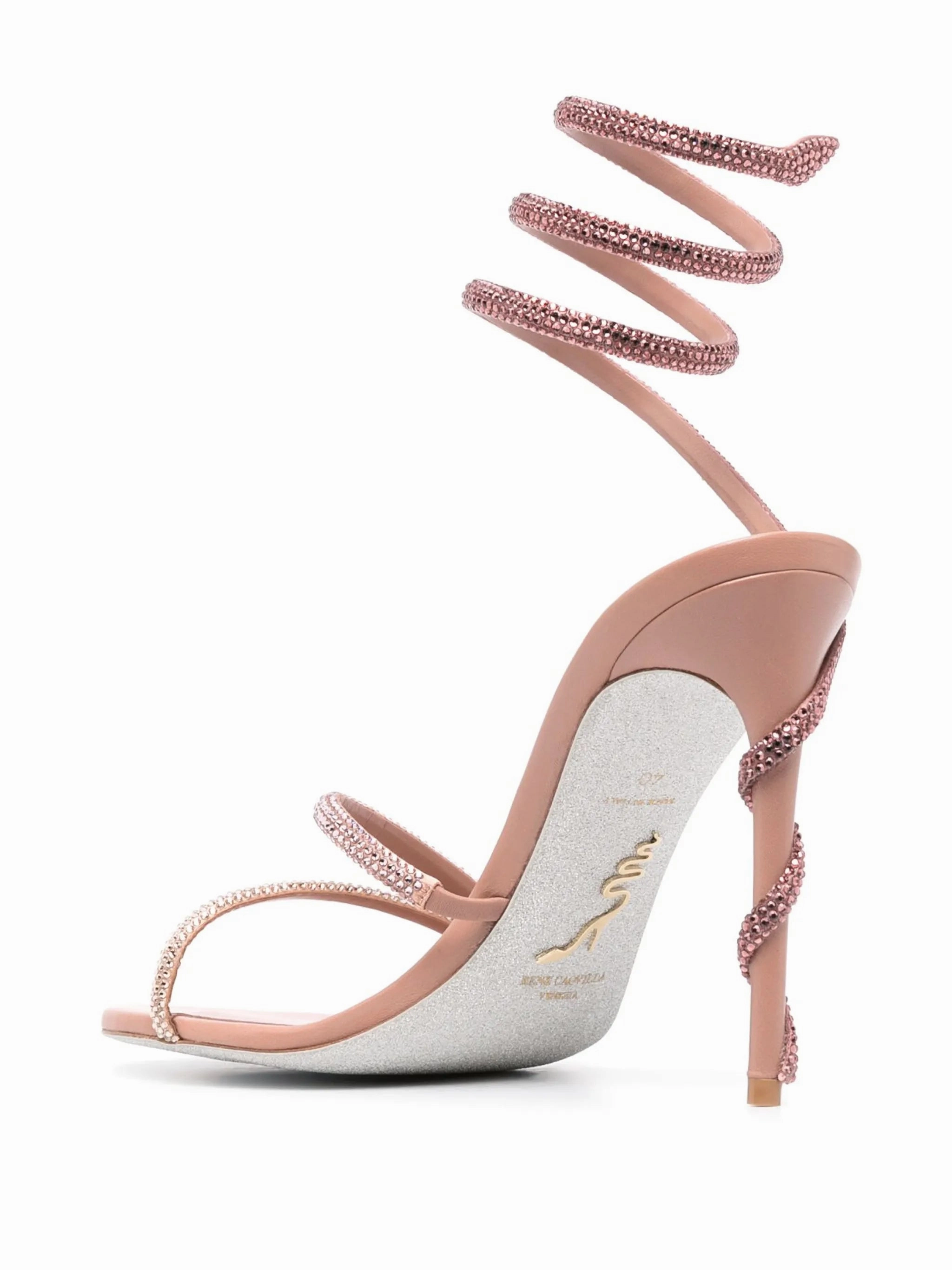 Platform Thong Sandals Cleo rhinestone-embellished sandals