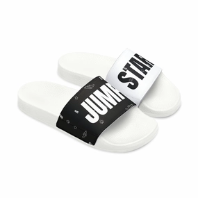 White Bridal Sandals JSJSFC Polly Glide Sandals (Men's Sizing) Alternate - Starz Livez Matterz Series