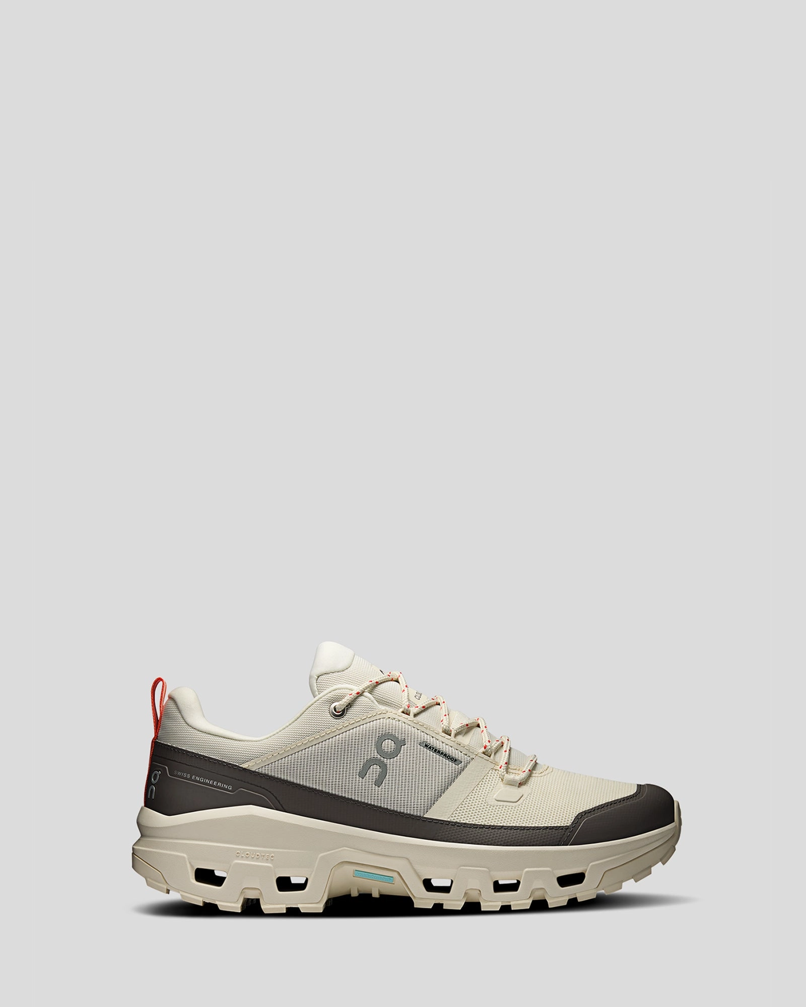 Hiking Shoes Vibram Sole Men's On Cloudrock Waterproof Low Hiking Shoes - Hunter/Black