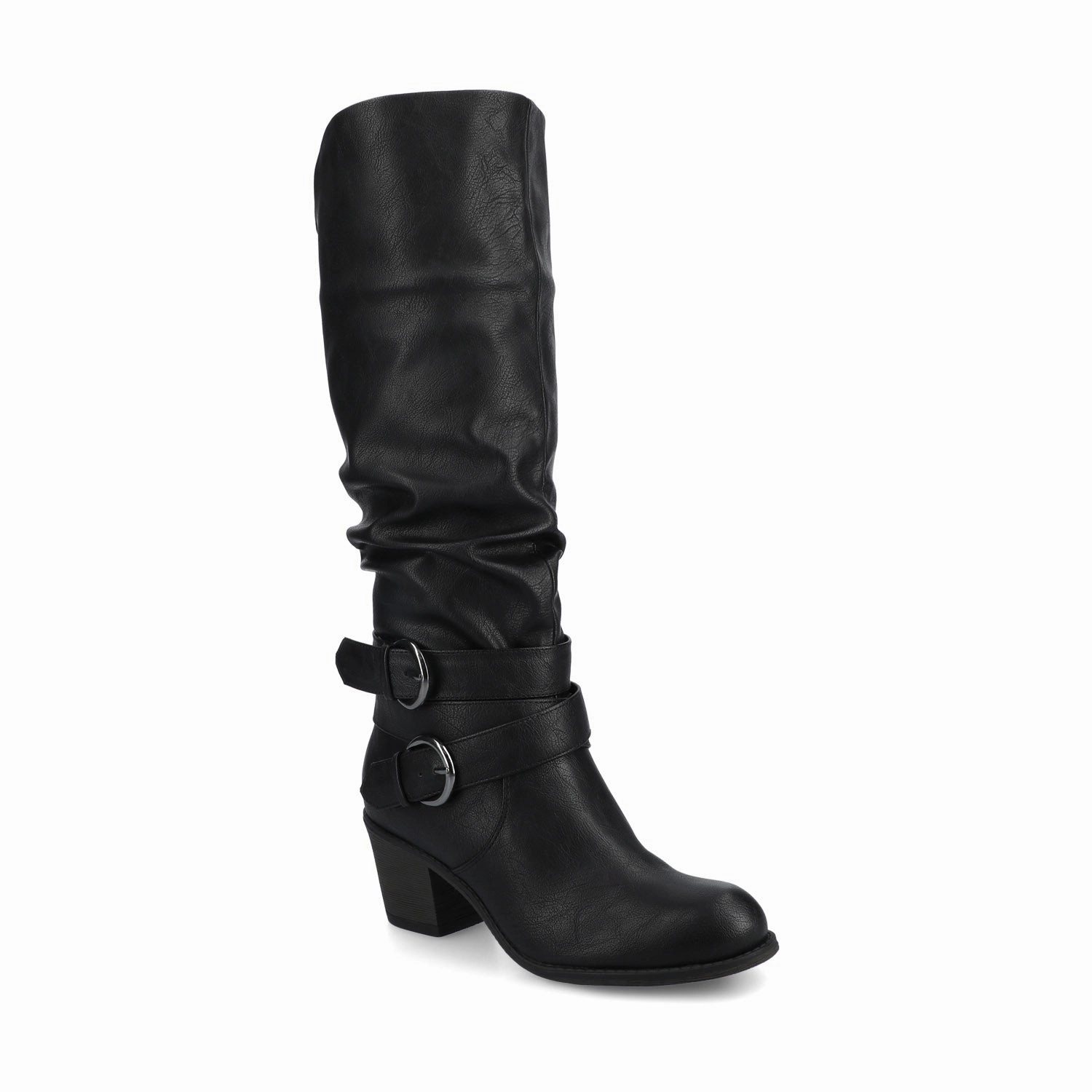 LATE KNEE-HIGH WESTERN BOOTS IN VEGAN LEATHER Kestala Riding Knee High Boot|