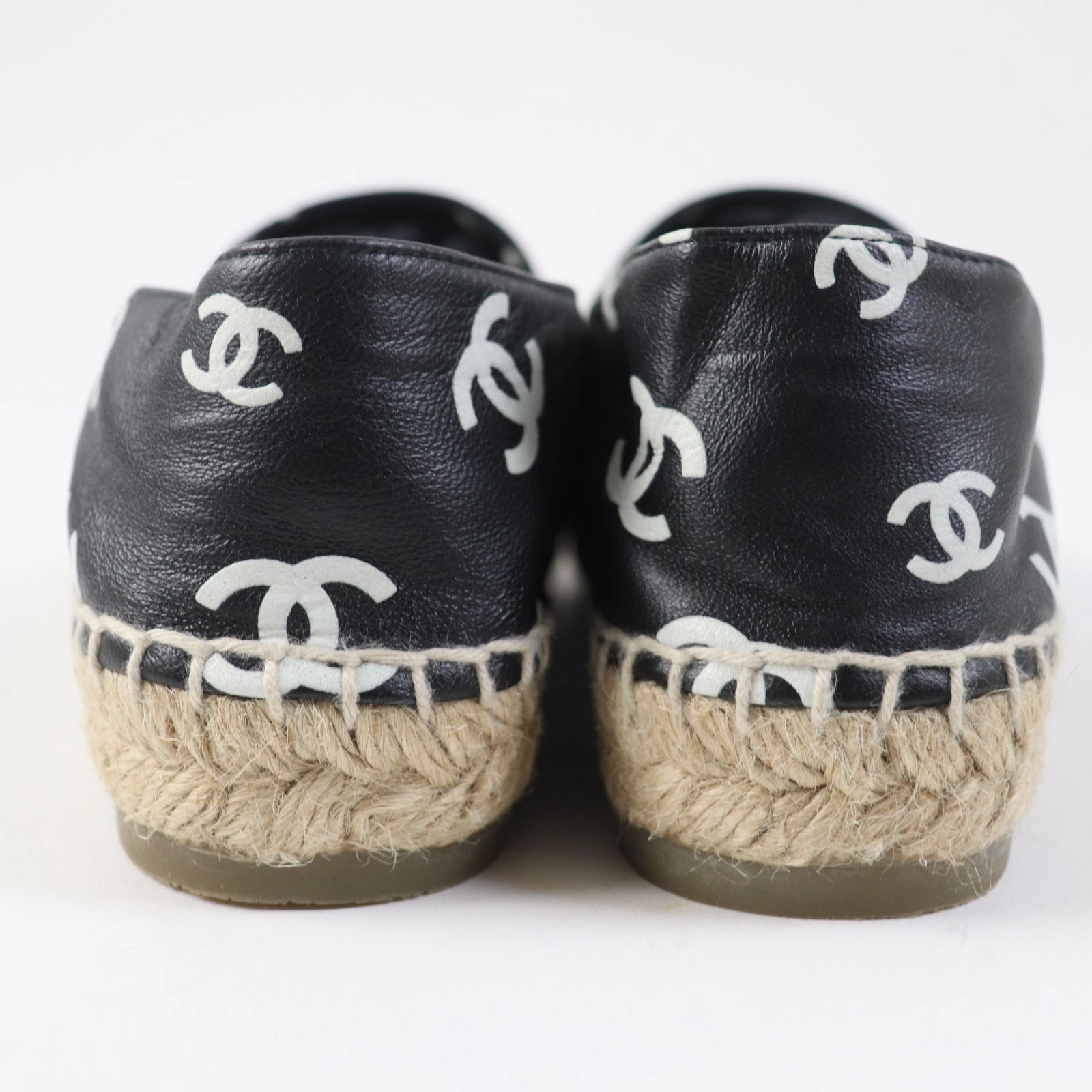 Gucci Slide Espadrille Chanel COCO Espadrilles Slip-ons Leather Shoes