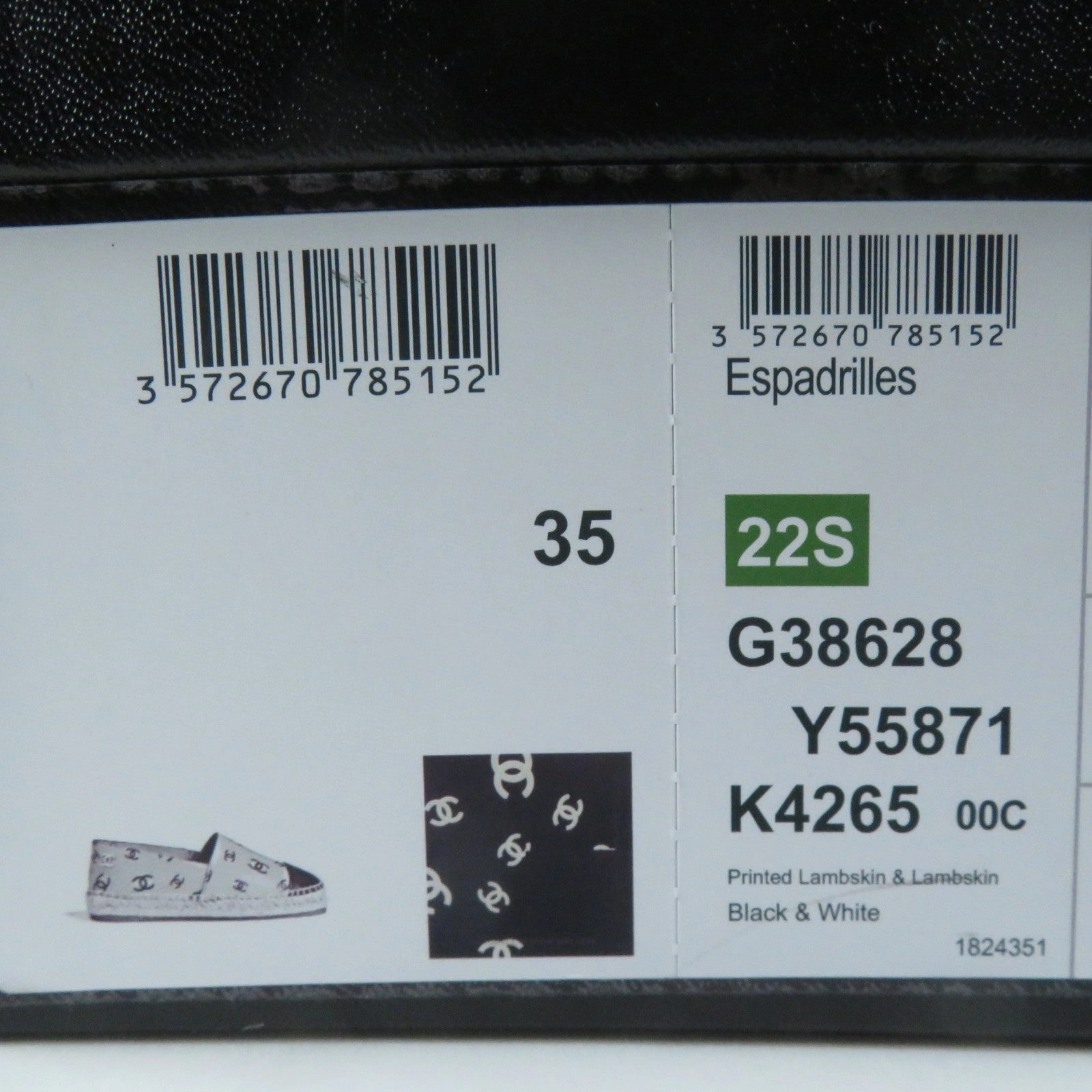 Espadrille Basque Chanel COCO Espadrilles Slip-ons Leather Shoes