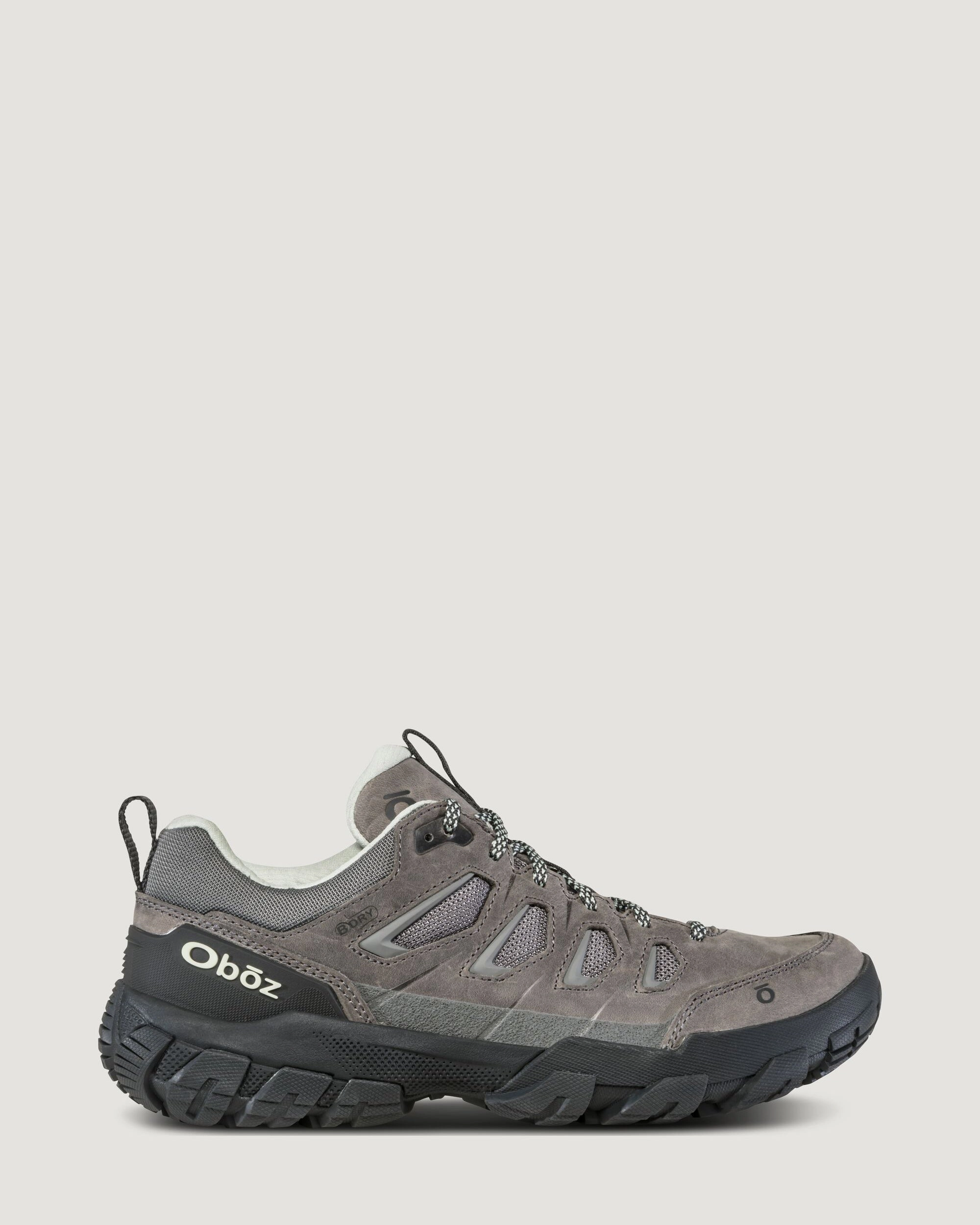 Hiking Shoes Without Laces Women's Oboz Sawtooth X Low BDRY Hiking Shoes - Hazy Gray