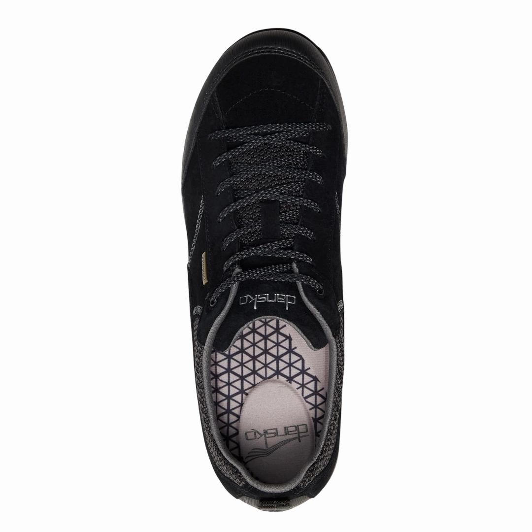 Vitesse Fasttrack Waterproof Hiking Shoes Women's Paisley Suede - Black