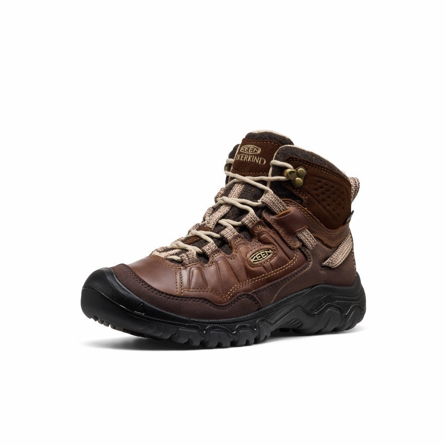Hiking Shoes High Top Women's Targhee IV Waterproof Hiking Boot x Hikerkind  |  Dark Earth/Dark Earth