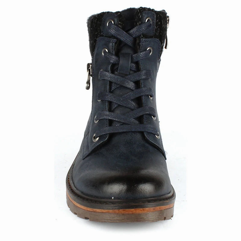 Rain Heel Boots Women's Wanderlust Amy Waterproof Boot - Navy