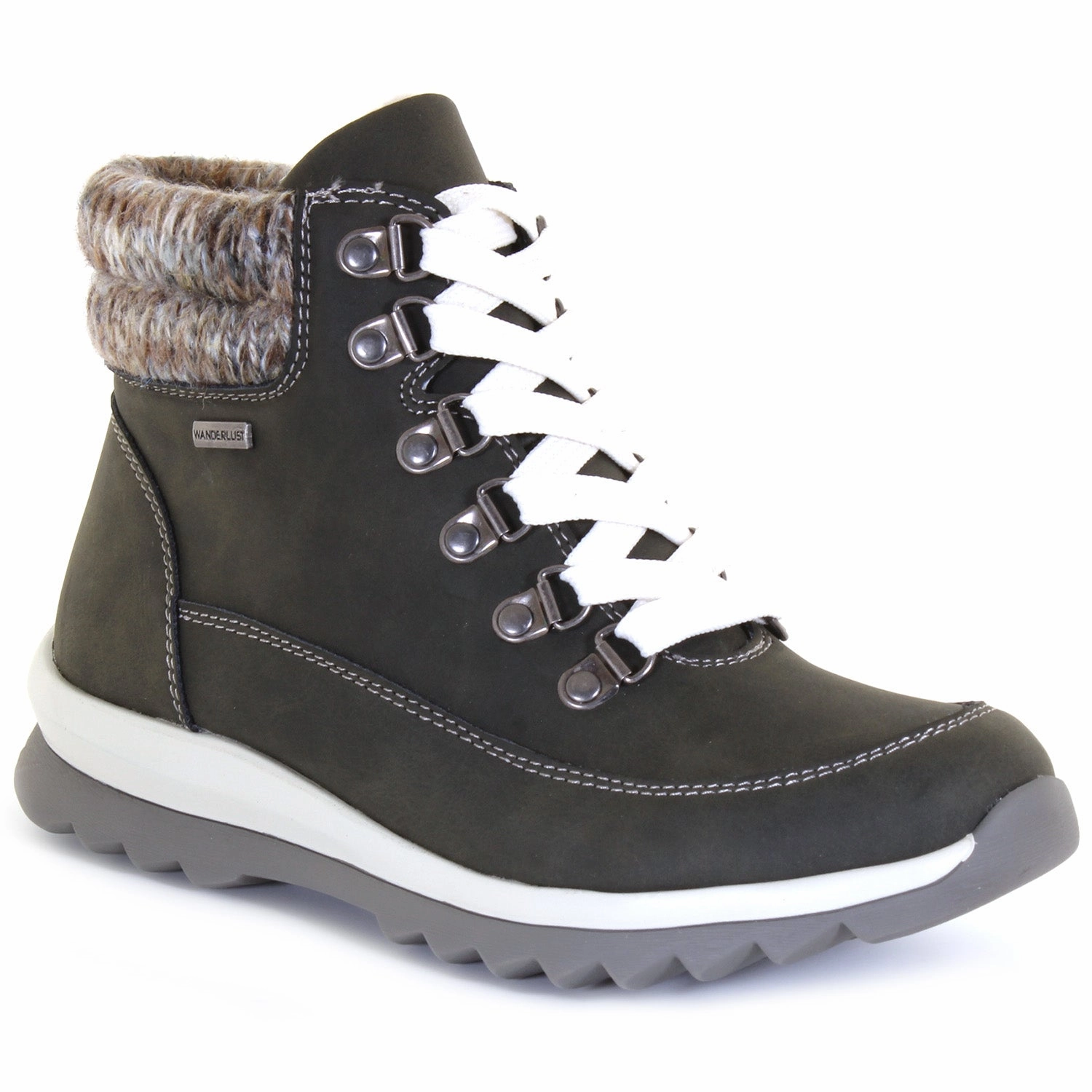 Women's Wanderlust Lexie - Olive Hunter Wedge Heel Rain Boots