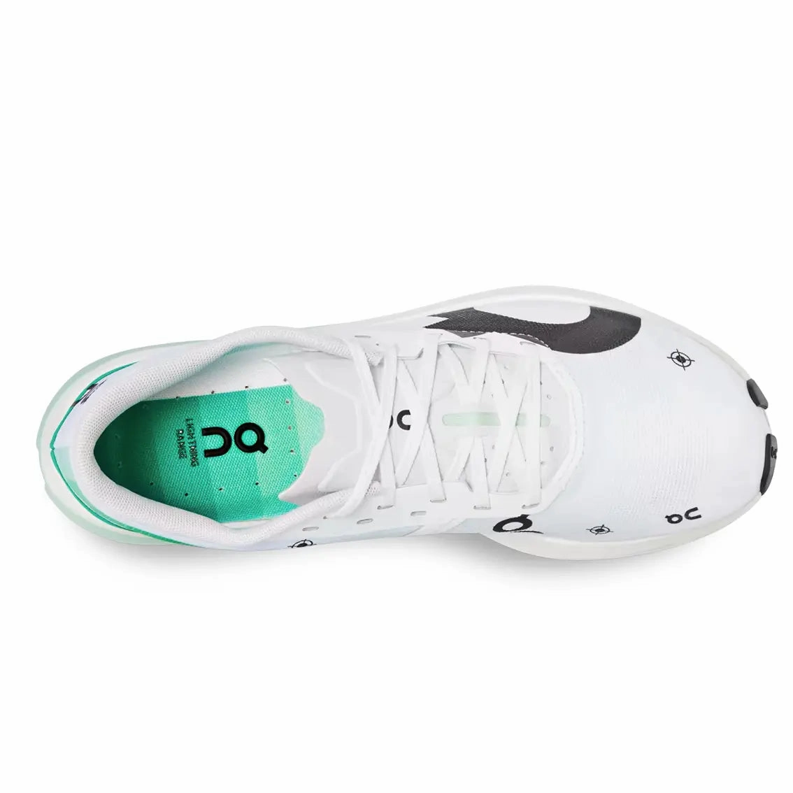 Womens On Running Cloudboom Echo 3 - Undyed White / Mint Cheapest Carbon Plated Running Shoes