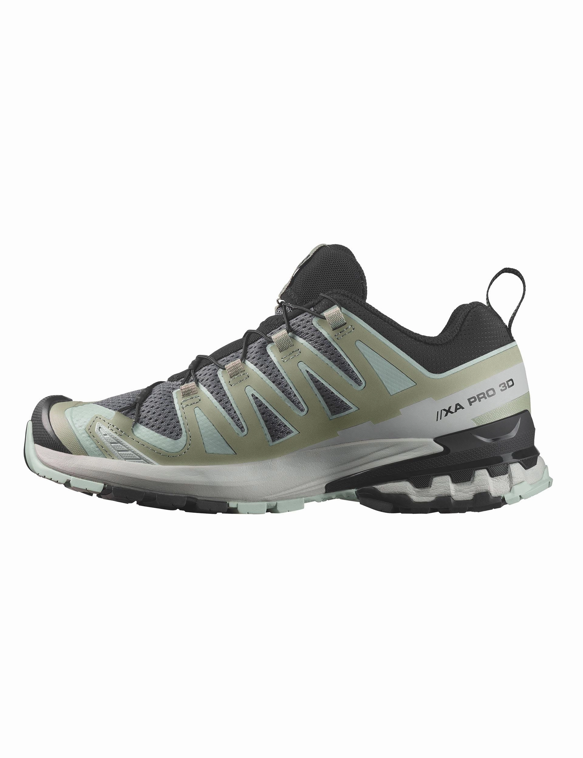 XA Pro 3D V9 - Quiet Shade/Lily Pad/Blue Haze Best Road To Trail Running Shoes