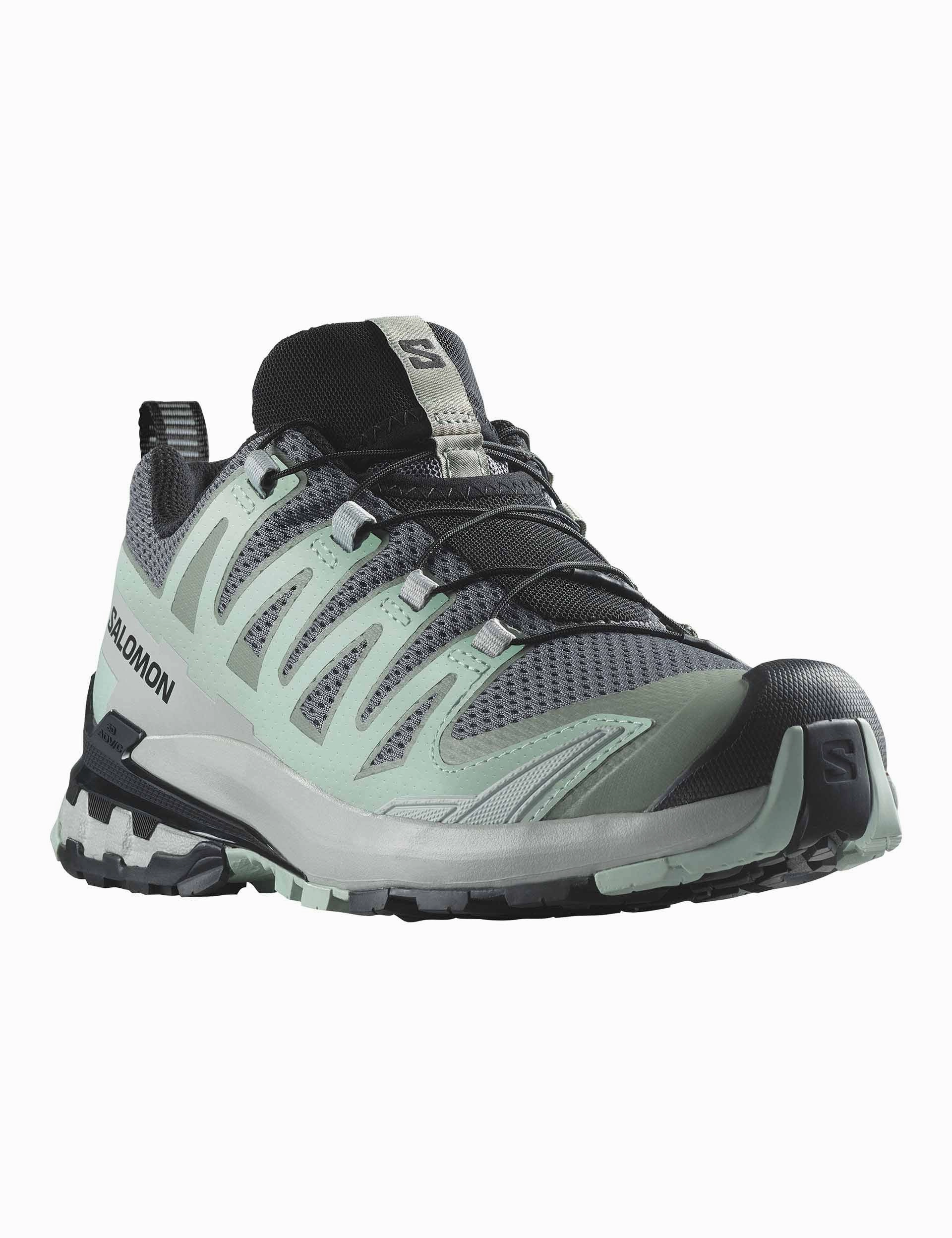 Trail Running Shoes Fit Guide XA Pro 3D V9 - Quiet Shade/Lily Pad/Blue Haze