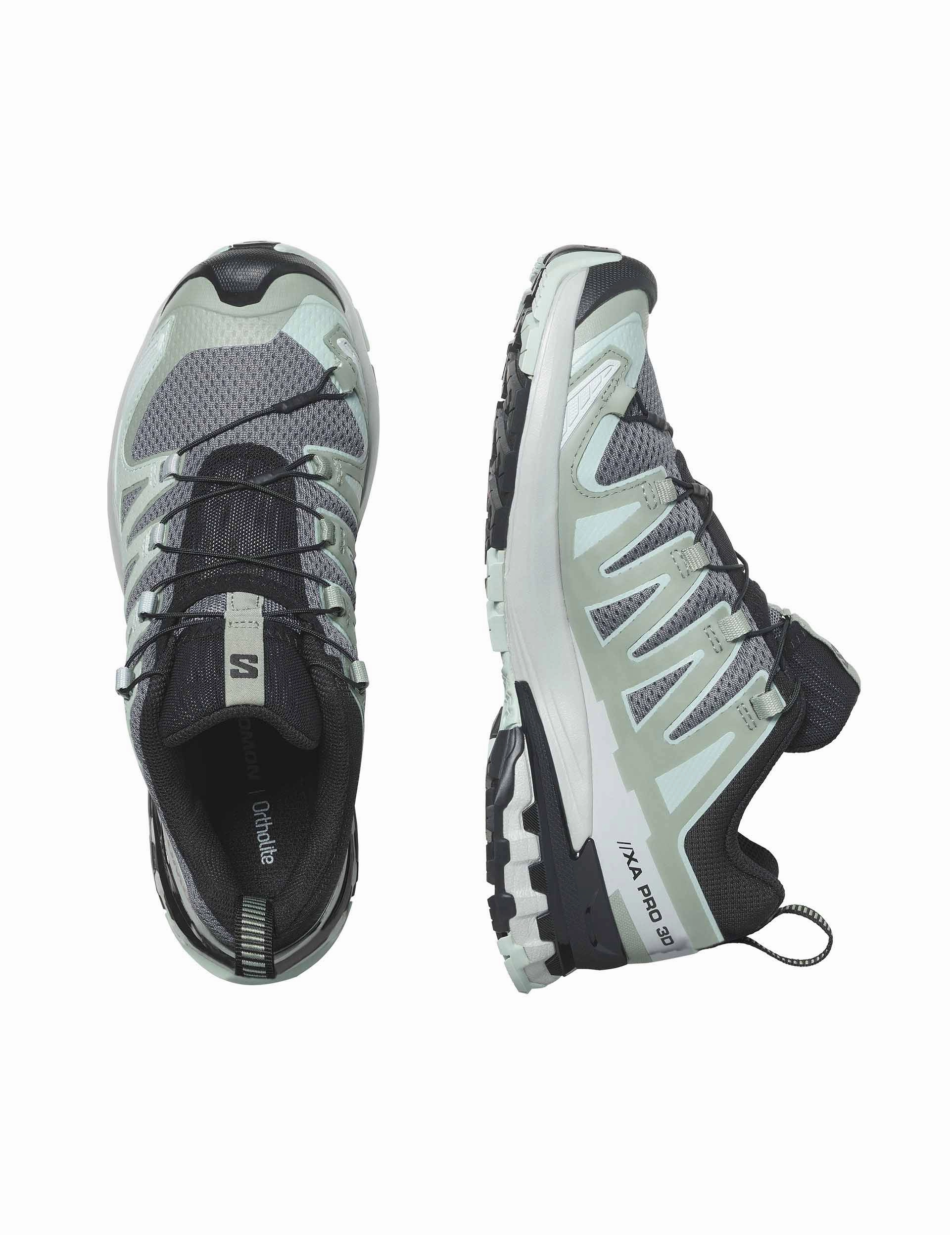 XA Pro 3D V9 - Quiet Shade/Lily Pad/Blue Haze Trail To Town Shoes