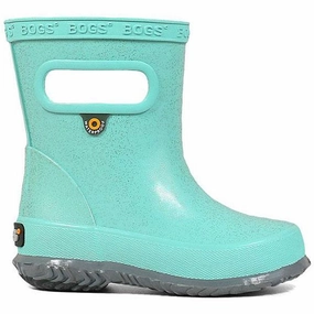 Youth Skipper Glitter (4-10) Rain Boots Size 10 Wide