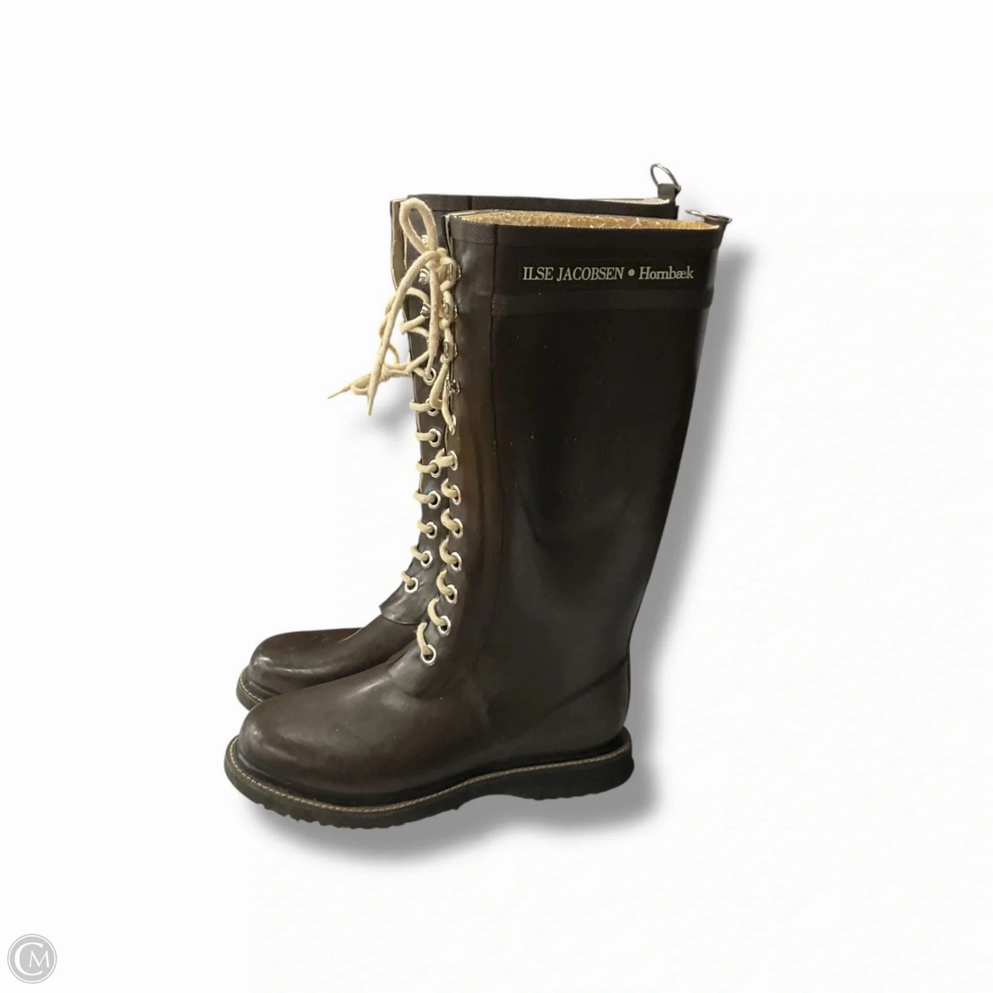 Wedding Rain Boots Boots Rain By Clothes Mentor In Brown, Size: 8.5