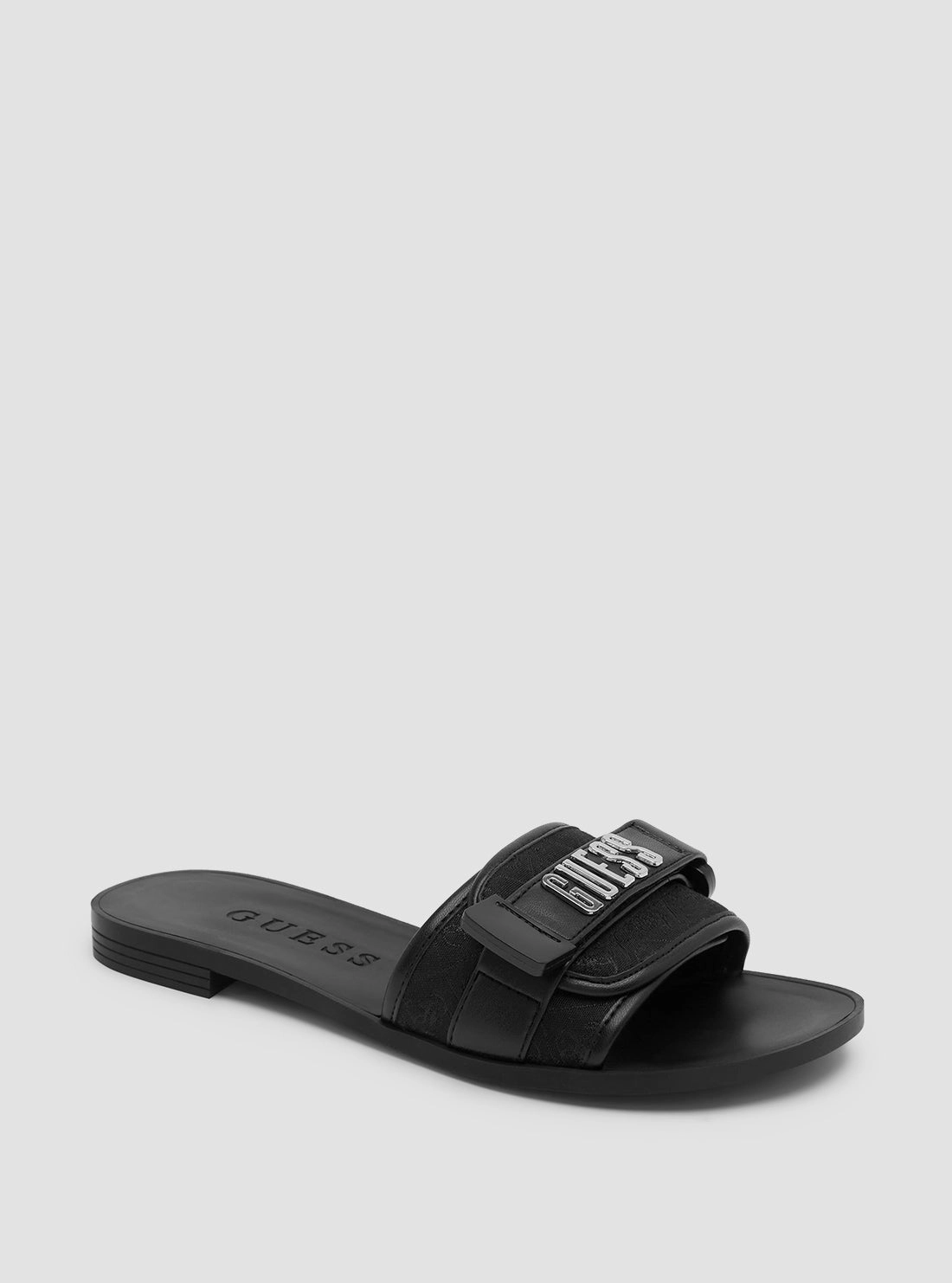 Silent D Tie-up Thong Sandals Black Elyze Slide Sandals